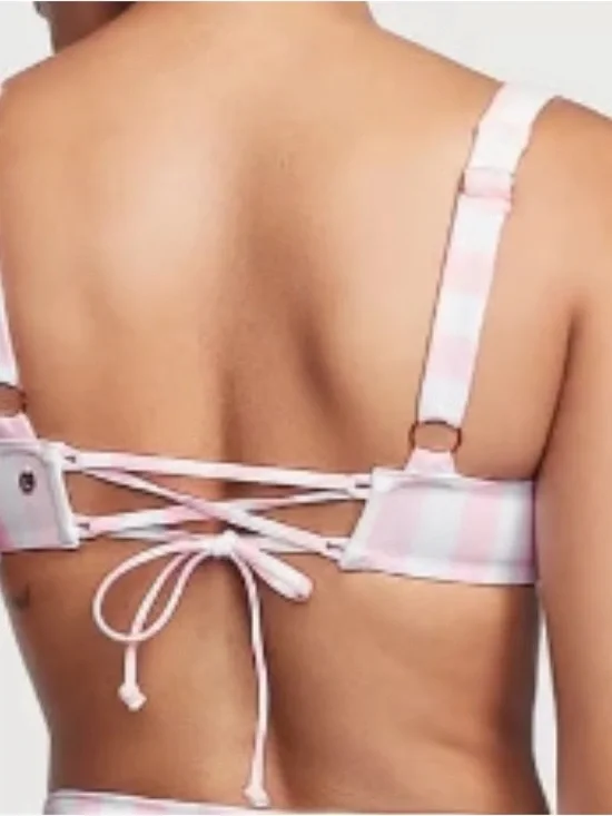 Victoria's‎ Secret Swim Pink/White Stripe two piece bikini