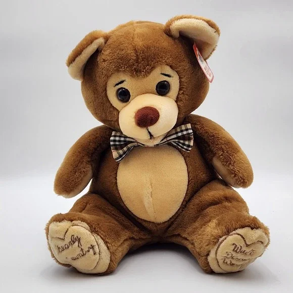 Vintage Disney World BEARLY COUNTRY Plush Brown Bear 12