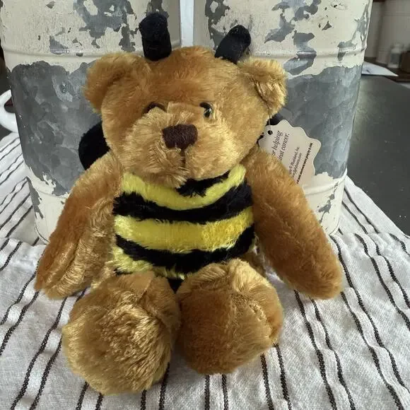 Plushland Licensed Plush Teddy Bear Beanie‎ Bumblebee Outfit AR442 NWT