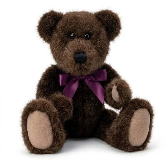 Boyds Bears & Friends Rufus Jointed Plush Teddy Bear Bean Bag Collectible Brown