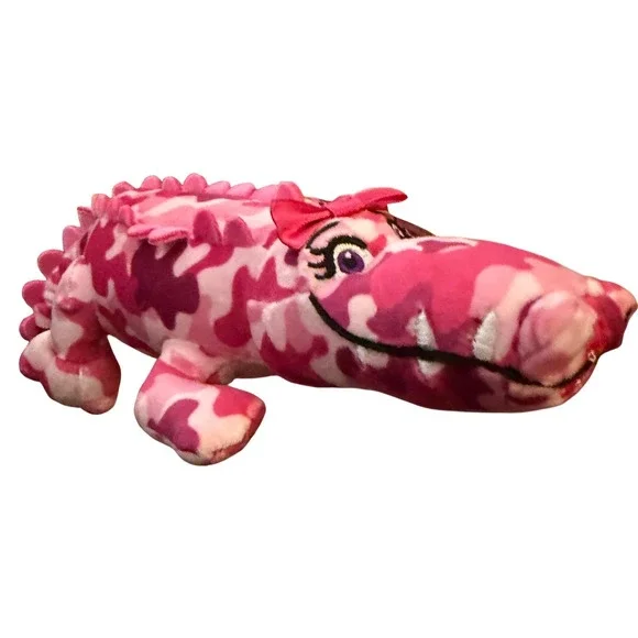 Plushology Laying‎ Pink Camo Alligator Kids 10