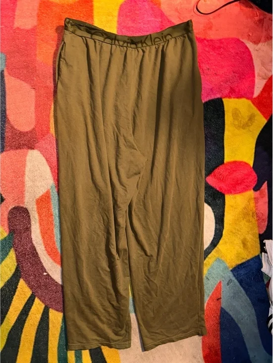 Calvin Klein Olive Green Lounge Pants