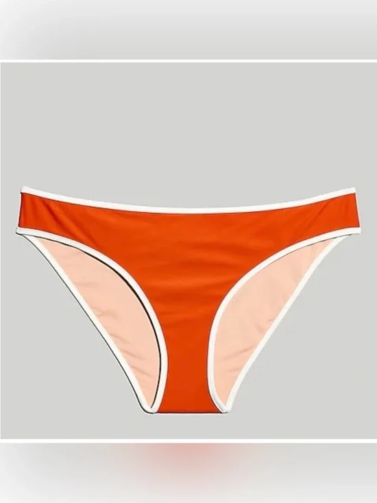 Madewell Classic Contrast Bikini Bottom size XXL NWT