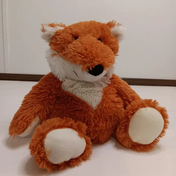 Warmies Fox Plush Stuffed‎ Animal Orange White Microwavable Heatable Toy
