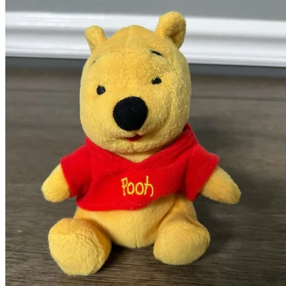 Disney Mattel Winnie the Pooh Plush Stuffed Animal Pooh Bear Toy Kids‎ Gift