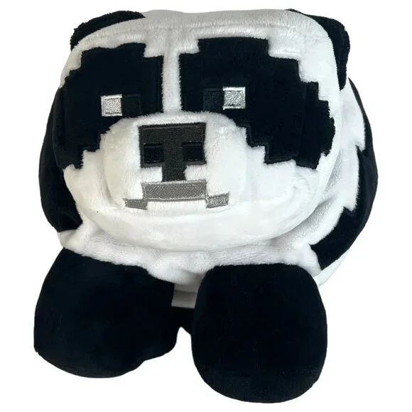 Mattel‎ Mojang Minecraft Panda Plush 13 Inch Pillow stuffed Animal Toy Pixelated