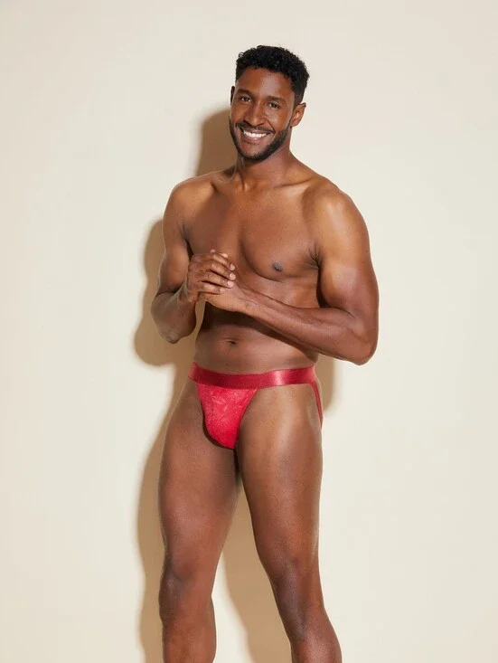 Cosabella Red Lace Jockstrap