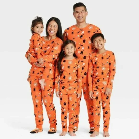 Target Hyde & Eek! | Mens 2-Piece Family Sleep Set Bats & cats | Size Large