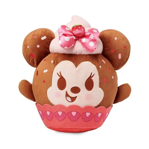 Minnie Mouse Strawberry Cupcake Disney Munchlings Plush Baked Treats 16