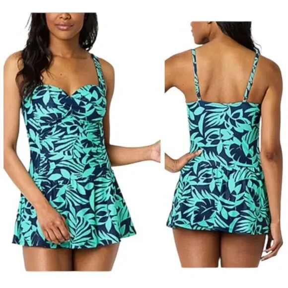 Liz Claiborne Women's Plus Swim‎ Dress-Size 24W