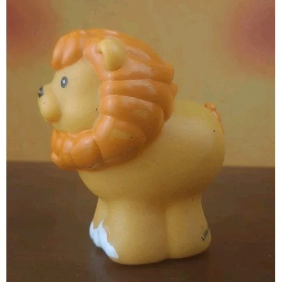 Fisher Price Little People Ark Zoo Animal‎ Orange Mane Lion 2001