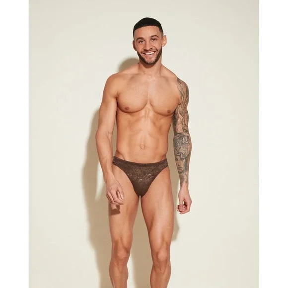 Cosabella Never Say Never Men's Classic Lace G-String UNO NWT Size M