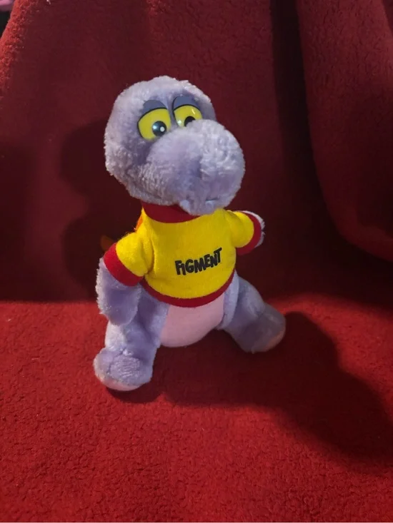 vintage 1980s Figment plush dragon from Disney Parks