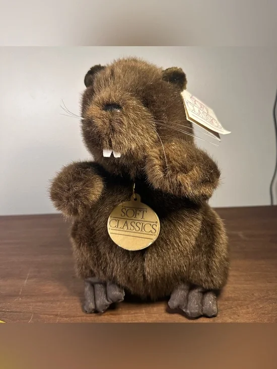 Toys R Us Geoffrey 1989 Beaver Plush Stuffed Animal 10