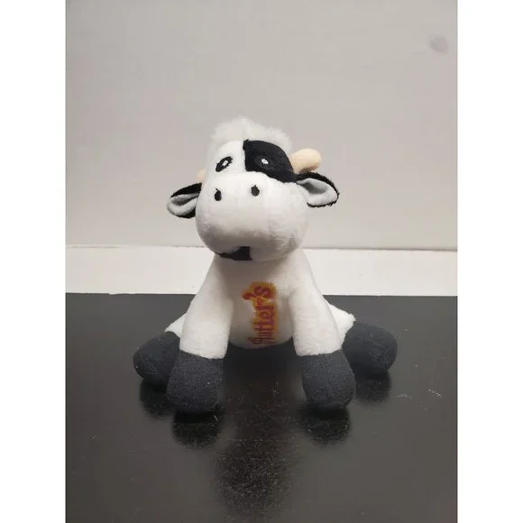 6‎ Inch Rutter's Black & White Cow Plush