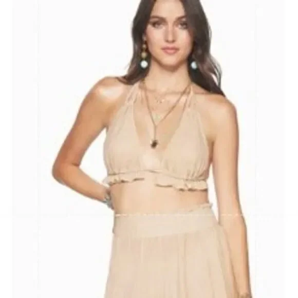 Ramy Brook Fiji Bikini Triangle Top Sz. S