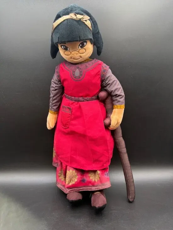 Disney Encanto Mirabel Plush Doll Large Stuffed Character Red Dress Glasses 17”