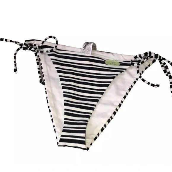 Forever 21 XL Bikini‎ Bottom Striped Black White NWT