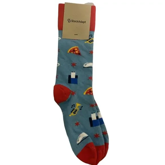 CHICAGO Icons Sock Club Stackadapt Socks- NEW