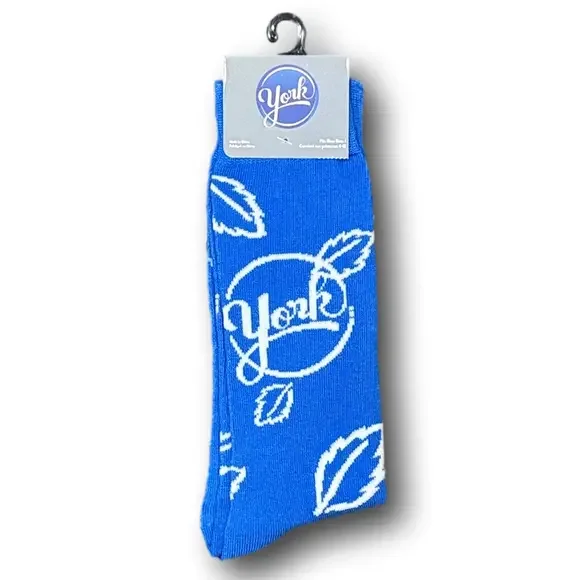 3/$20 York Peppermint Patty Funny Novelty Crew Socks - NWT