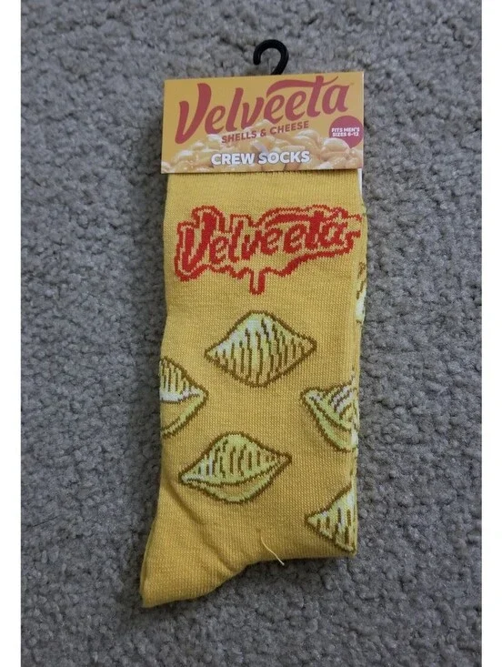 Velveeta Shells & Cheese Crew Socks