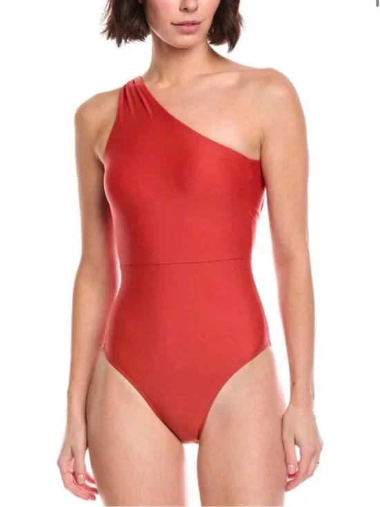 Summersalt Ruched Sidestroke One Piece Swimsuit Size 12