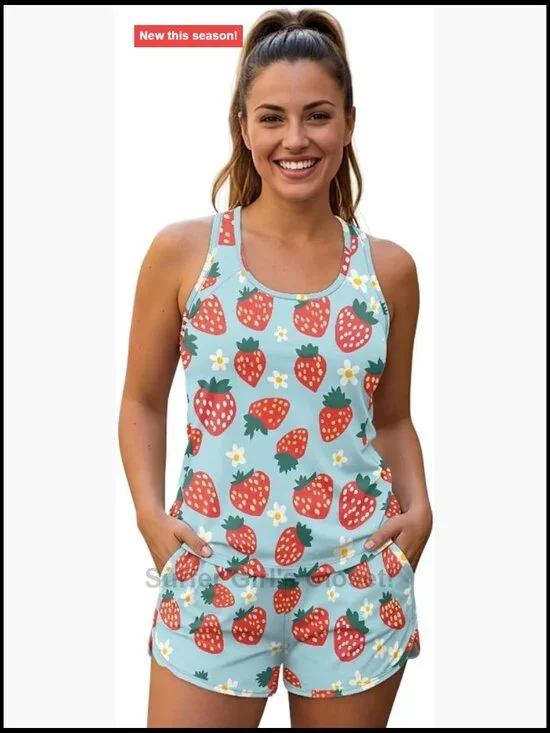 Tankini Swimsuit for Women 2026 Two Piece Modest Bathing Suits with Pockets Boy