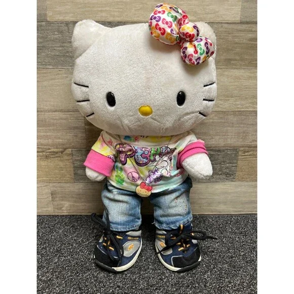 Build A Bear Hello Kitty 35th Anniversary Plush w/ Bow & Necklace by Sanrio