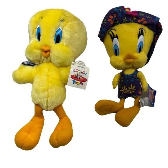 Vintage 90’s Tweety Bird Bundle - Lot Of 2 - 1996 & 1998 - Looney‎ Tunes