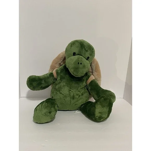 Build A Bear Workshop Trekkin Turtle Removable Zipper Shell Backpack Plush