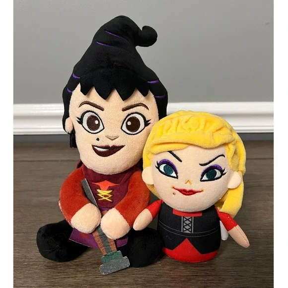 Disney Hocus Pocus Plush Set‎ Sanderson Sisters Beanbag Dolls Kids Toy