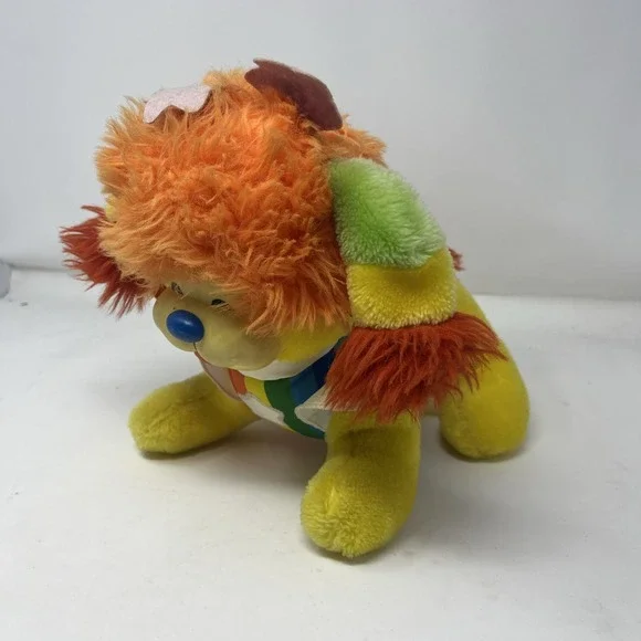 1983 Vintage Hallmark Rainbow Brite Puppy Bright Plush Dog 10