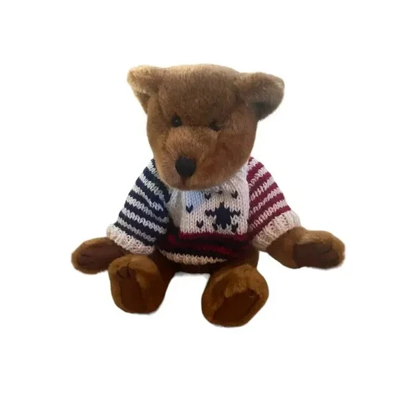 Fine Toy Teddy Bear Plush Brown Stuffed Animal Bear American USA