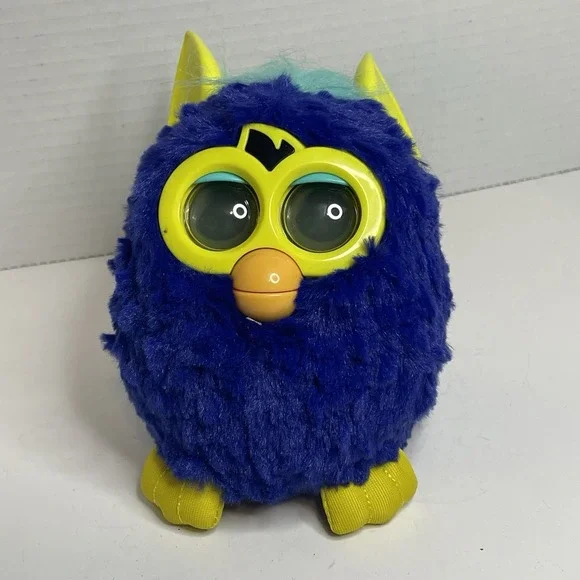 Hasbro Furby 2012 Boom Starry Night Blue And Yellow NOT TESTED