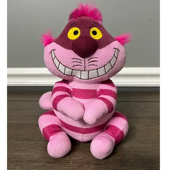 Disney Cheshire Cat Plush Stuffed Animal Toy Alice in Wonderland Collectible 10