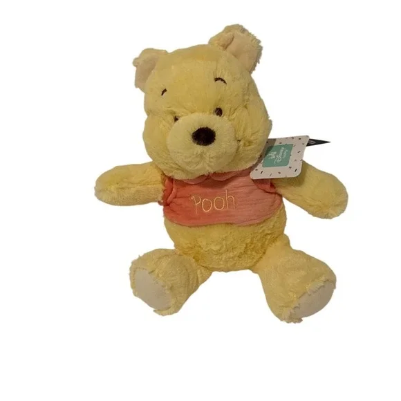 Disney‎ Baby Winnie the Pooh Osh Kosh Plush Stuffed Animal Yellow Pink Shirt NEW