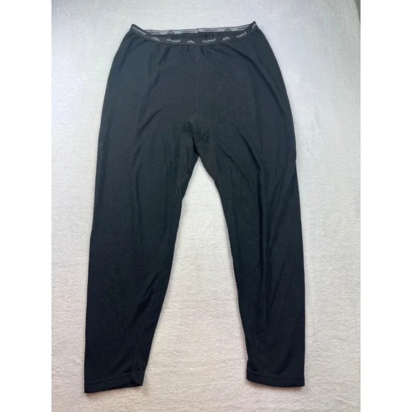 ColdPruf Mens Thermal Base Layer Pants Black Wool Blend Size 2XL Leggings