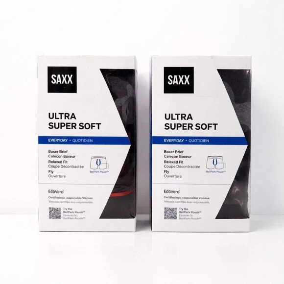 Saxx 3XL Ultra Super Soft Everyday Boxer Brief with BallPark Pouch LOT OF 2 Camo