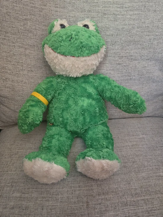 Green Plush Frog build A Bear