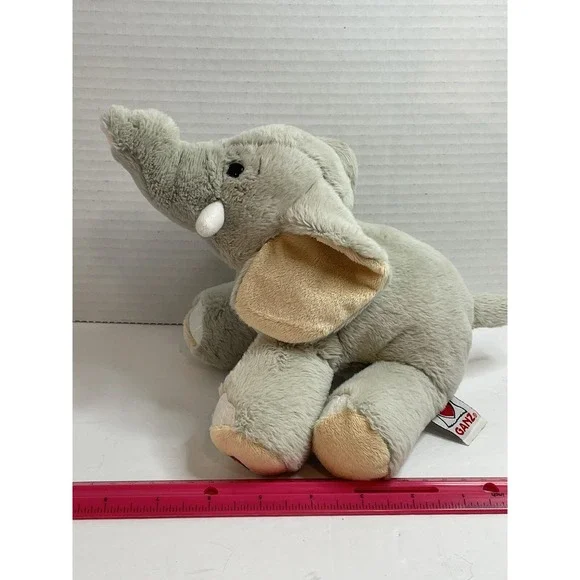 Ganz Webkinz Velvety Elephant Plush Stuffed Animal Toy 9