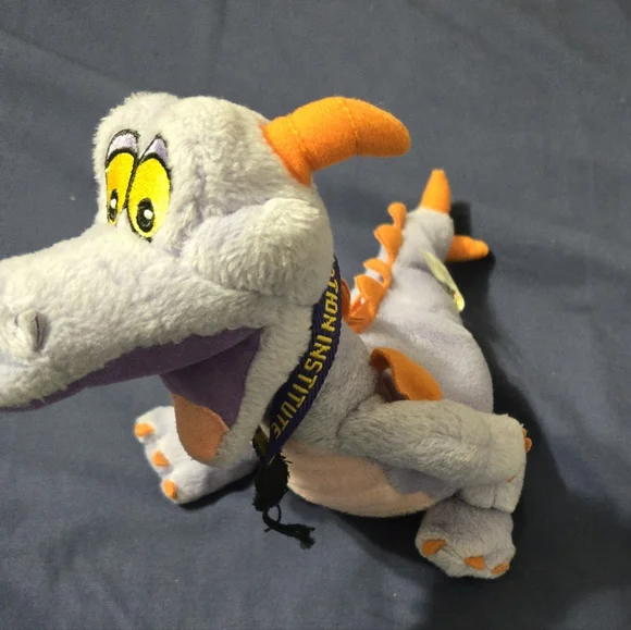 Walt Disney World Epcot Figment Imagination Institute Plush Vintage No Lanyard