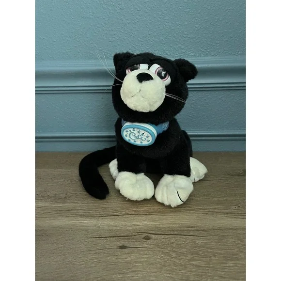 Trendmasters‎ Catz Animated Talking Black Cat Plush Toy Collar Interactive