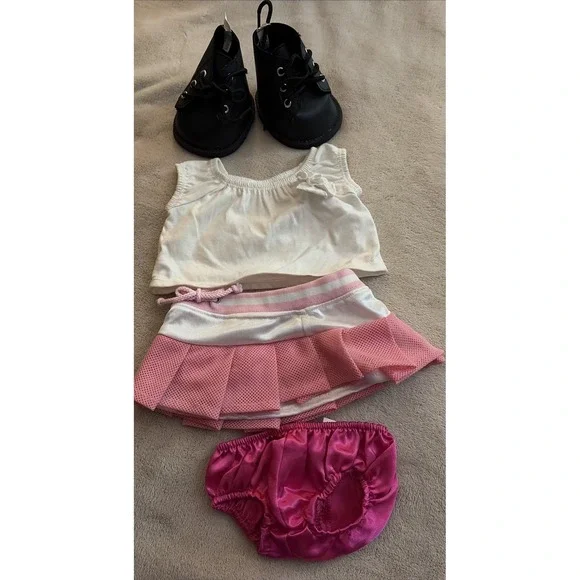 Build A Bear Outfit - Shirt,‎ Skirt, Shoes Outfit Cute