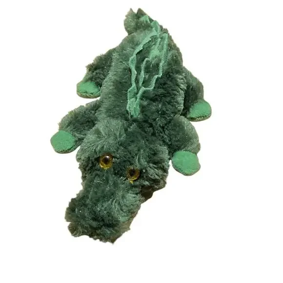 Aurora Crocodile Alligator Plush Stuffed Animal Toy Soft Green Yellow Eyes‎