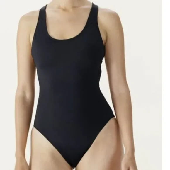 Tulum The‎ Cheeky Tulum One Piece Swimsuit Black size M NWT