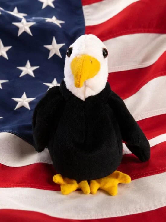 Ty Beanie Baby Baldy The Eagle Tags In Tact