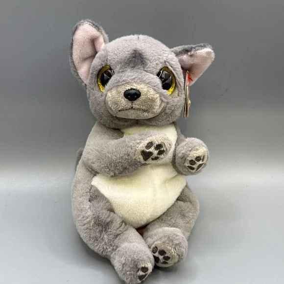 Ty Beanie Baby Bellies WILFRED the French Bulldog Dog 6