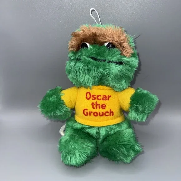 Oscar The Grouch Plush Hasbro Softies Sesame Street Stuffed 8