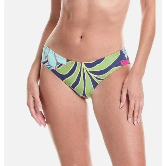 Vince Camuto Women's Shirred Back Bikini‎ Bottoms in Fiji Floral Medium