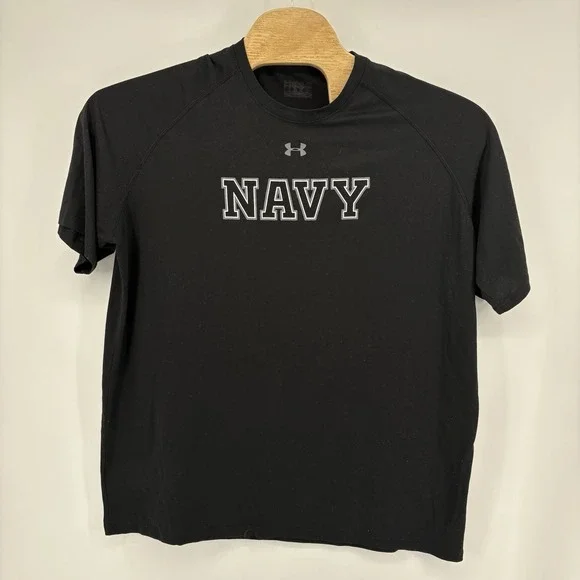 NAVY‎ Under Armour Men's XL Black T-shirts Adult